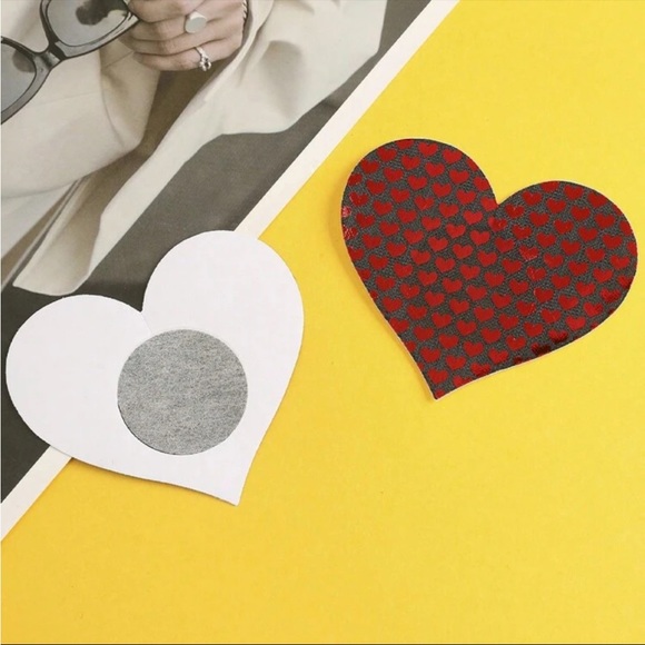 Heart Nipple Pasties 💖 - Picture 3 of 5